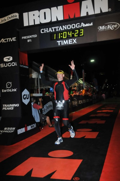 Leon Herszon at the Ironman Event