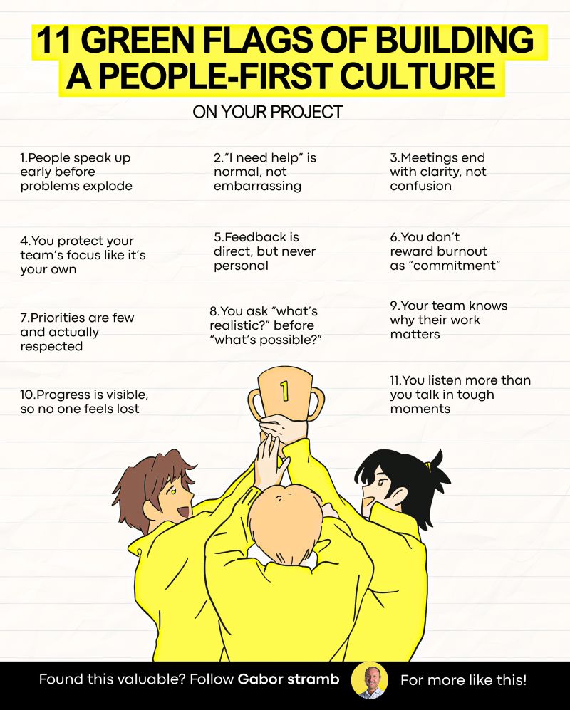11 Green Flags of Building a People-First Culture